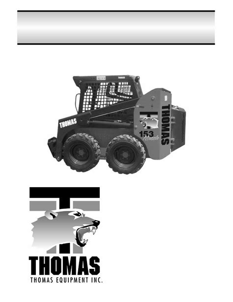 thomas 153 skid steer manual|thomas skid steer dealer locator.